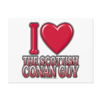Scottish Conan Guy postcards