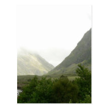 Scottish Countryside Forrest Post Card