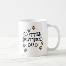 Scottish Deerhound Dad Mugs