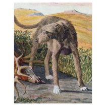 Scottish deerhound full color flyer