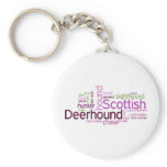 Scottish Deerhound Keychains