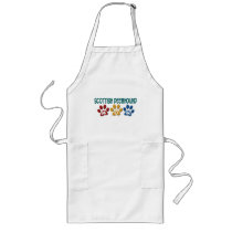 SCOTTISH DEERHOUND Mom Paw Print 1 aprons