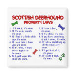 SCOTTISH DEERHOUND Property Laws 2 Refrigerator Magnet