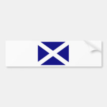 Scottish Flag clothing Bumper Sticker