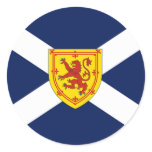 Scottish flag design sticker