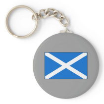 Scottish Flag T-shirts and Gifts Key Chain