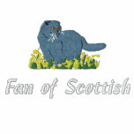 Scottish fold embroidered jacket