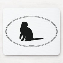Scottish Fold Silhouette mousepads