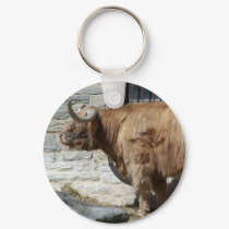 Scottish Highland Cattle Portrait keychains by thekingchivas Scottish Highland Cattle Portrait keychains