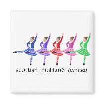 Scottish Highland Dance Line magnets by MaggieRossDance Scottish Highland Dance Line magnets