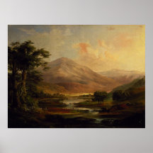 Scottish Landscape by Duncanson Print
