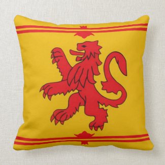 Scottish lion. throwpillow