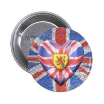 Scottish Lion buttons