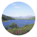 Scottish Loch Round Sticker