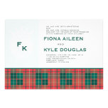 Scottish Plaid Luckenbooth invitations