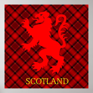 Lion Rampant Posters | Zazzle