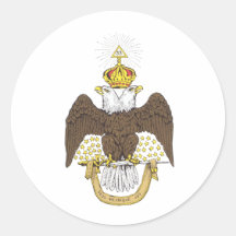 Scottish Rite Round Sticker