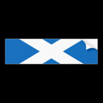 Scottish Scotland flag bumper stickers