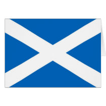 Scottish Scotland flag Cards