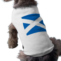Scottish Scotland flag Pet T-shirt