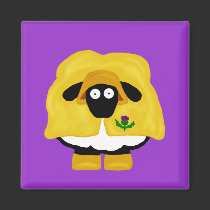 Scottish Sheep Magnet