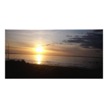 Scottish Sunset Picture Card