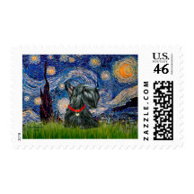 Scottish Terrier 12c -Starry Night Postage
