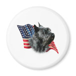 Scottish Terrier (blk) Flag Magnets