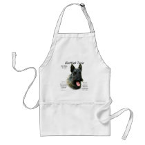 Scottish Terrier (brindle) History Design Aprons