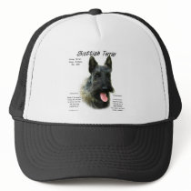 Scottish Terrier (brindle) History Design Trucker Hat
