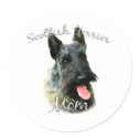 Scottish Terrier (brindle) Mom 2 stickers by GreyWolfCreation Scottish Terrier (brindle) Mom 2 stickers