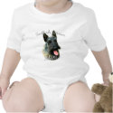Scottish Terrier (brindle) Mom 2 t-shirts by GreyWolfCreation Scottish Terrier (brindle) Mom 2 t-shirts