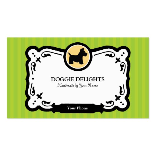 Scottish Terrier Business Card or Pet Packaging