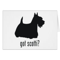 Scottish Terrier Card