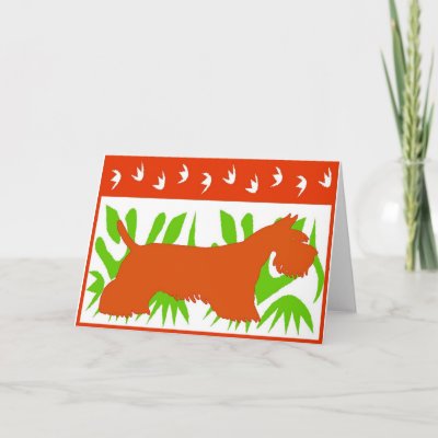 Scottish Terrier Christmas cards