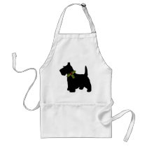 Scottish Terrier Christmas Fun Scottie Dog Apron