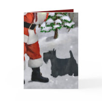 Scottish Terrier Christmas Gifts cards