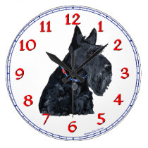 Scottish Terrier Clock