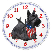 Scottish Terrier Clock