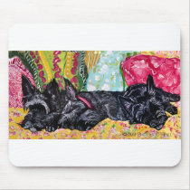 Scottish Terrier Cottage mousepads