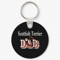 scottish terrier dad Keychain