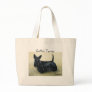 "Scottish Terrier" Dog Art Tote Bag