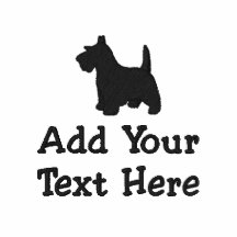 Scottish Terrier Dog Custom Personalized Embroidered Shirt