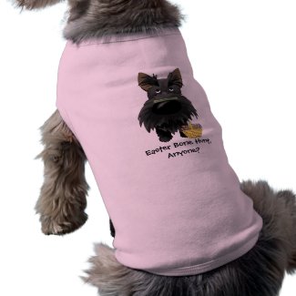 Scottish Terrier - Easter Bone Hunt, Anyone? petshirt
