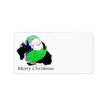 Scottish Terrier Elf Label labels