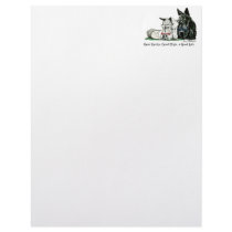 Scottish Terrier Good Life Letterhead Template