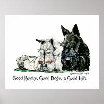 Scottish Terrier Good Life Posters