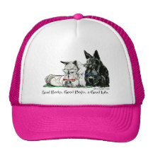 Scottish Terrier Good Life Trucker Hats