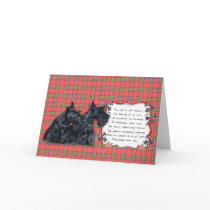 Scottish Terrier Greeting Card by MaggieRossScotties Scottish Terrier Greeting Card