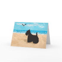 Scottish Terrier Greeting Card by MaggieRossScotties Scottish Terrier Greeting Card